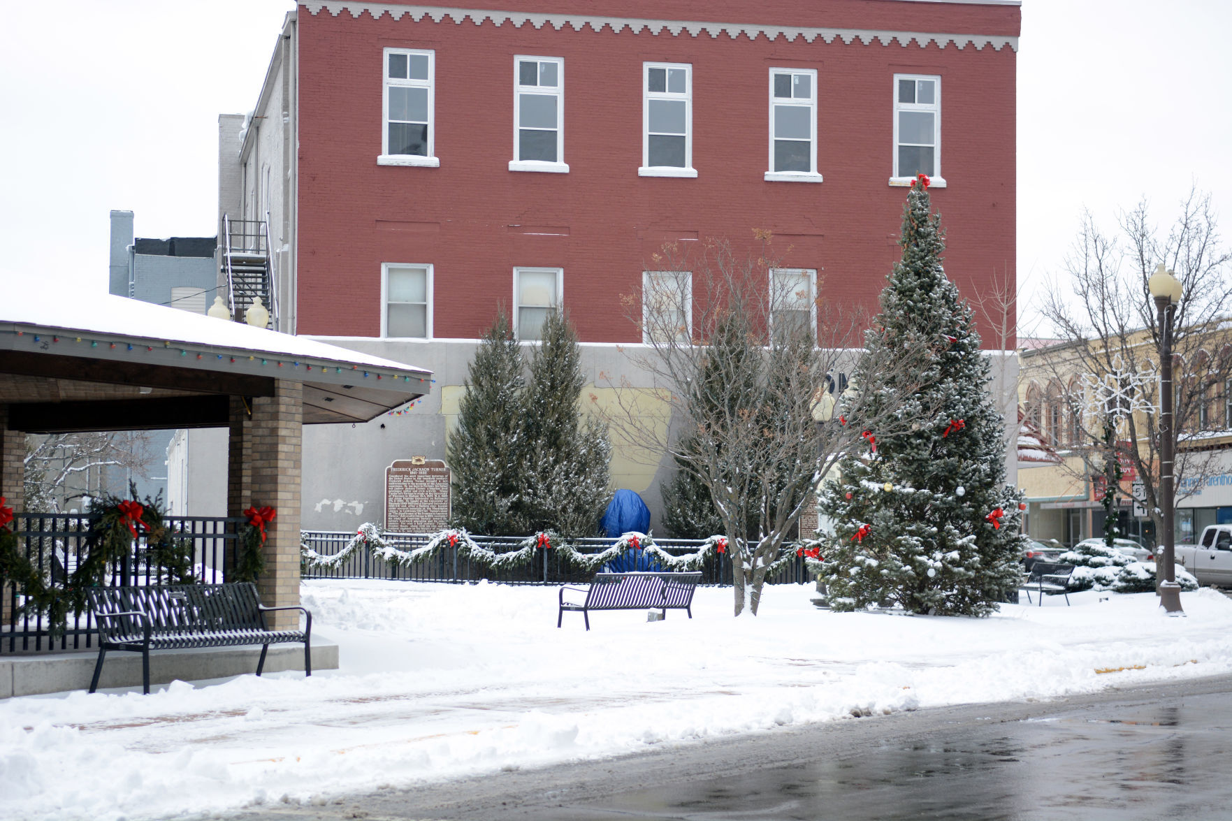 Snowstorm aftermath Dec. 30 in Baraboo, Portage
